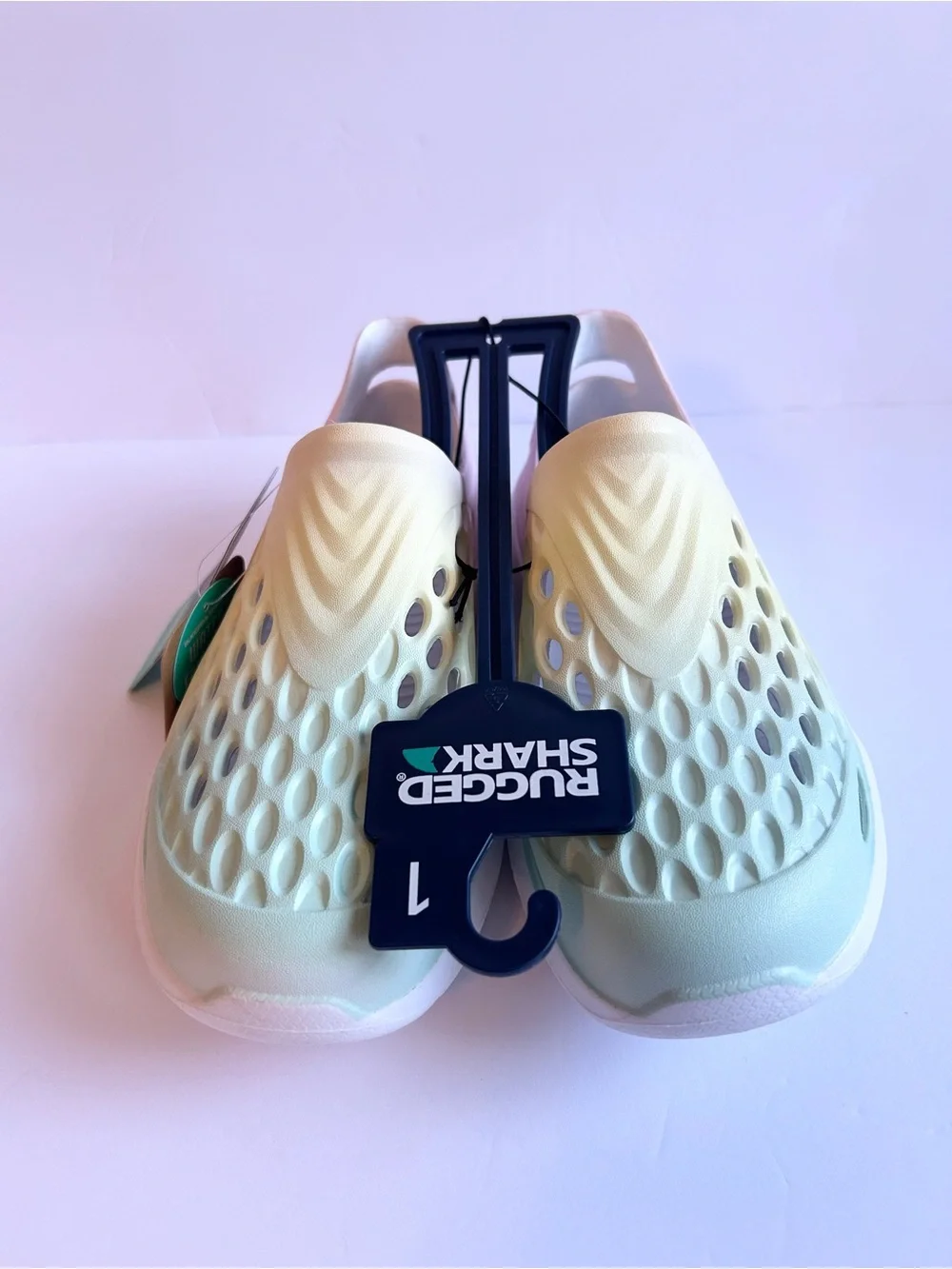 Rugged Shark Kids Slip-On Water Shoes Size 1